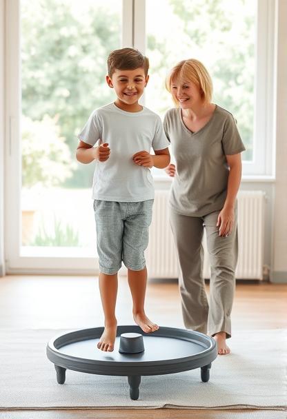 Ergotherapie Kinder - Therapeutin spielt mit Kind