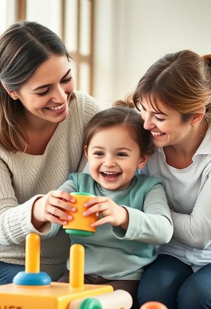 Kind spielt mit Bauklötzen in Ergotherapie