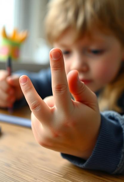 Ergotherapeutische Übung zur Feinmotorik